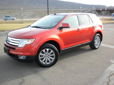 Blazing Copper Metallic Ford Edge Limited AWD.  Click to enlarge.