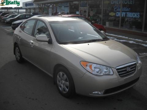 Laguna Sand Beige Hyundai Elantra GLS Sedan.  Click to enlarge.