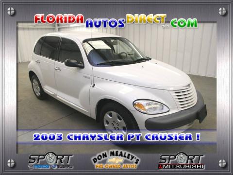 Stone White Chrysler PT Cruiser .  Click to enlarge.