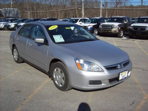 Alabaster Silver Metallic Honda Accord LX Sedan.  Click to enlarge.