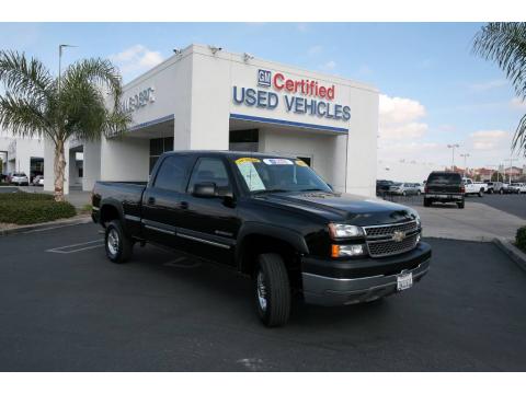 Black Chevrolet Silverado 2500HD LS Crew Cab 4x4.  Click to enlarge.