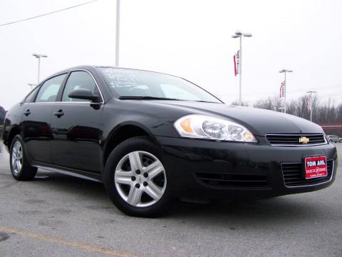 Black Chevrolet Impala LS.  Click to enlarge.