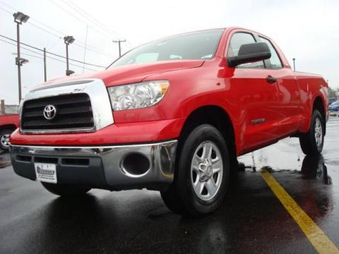 Radiant Red Toyota Tundra SR5 Double Cab.  Click to enlarge.