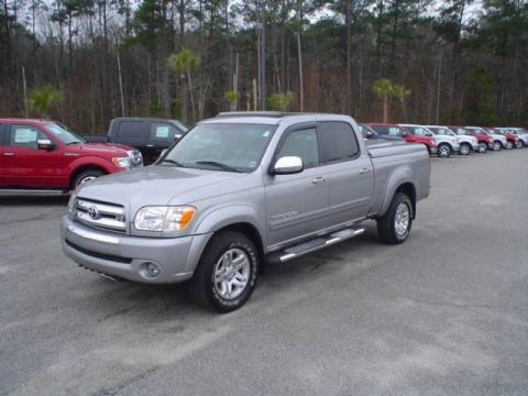 Silver Sky Metallic Toyota Tundra SR5 Double Cab.  Click to enlarge.