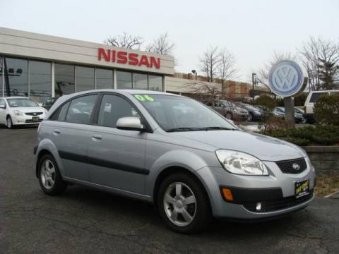 Silver Kia Rio Rio5 SX Hatchback.  Click to enlarge.