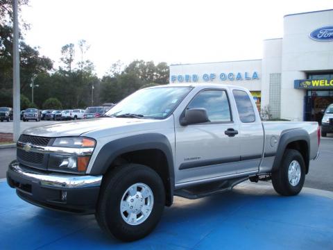 Silver Birch Metallic Chevrolet Colorado Z71 Extended Cab.  Click to enlarge.