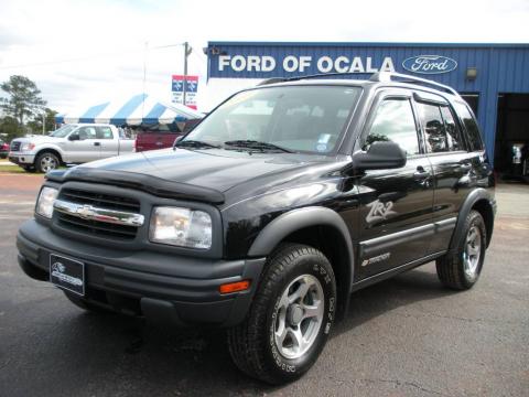 Black Chevrolet Tracker ZR2 4WD Hard Top.  Click to enlarge.