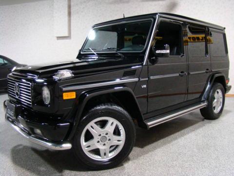 Black Mercedes-Benz G 500.  Click to enlarge.