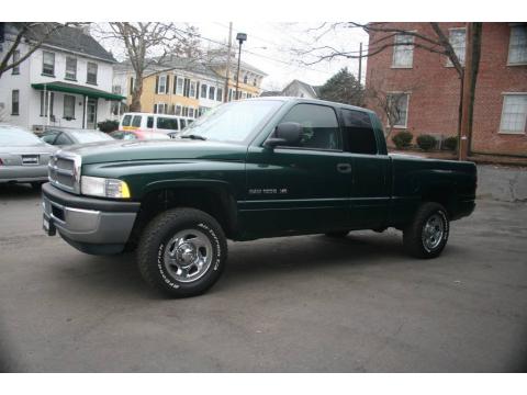 Forest Green Pearl Dodge Ram 1500 ST Extended Cab 4x4.  Click to enlarge.