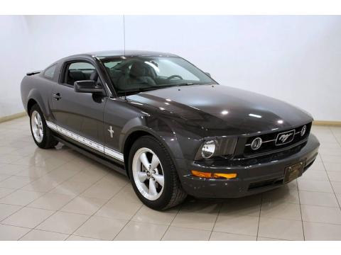 Alloy Metallic Ford Mustang V6 Deluxe Coupe.  Click to enlarge.