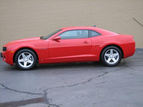 Victory Red Chevrolet Camaro LT Coupe.  Click to enlarge.