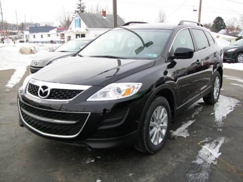 Brilliant Black Mazda CX-9 Touring AWD.  Click to enlarge.