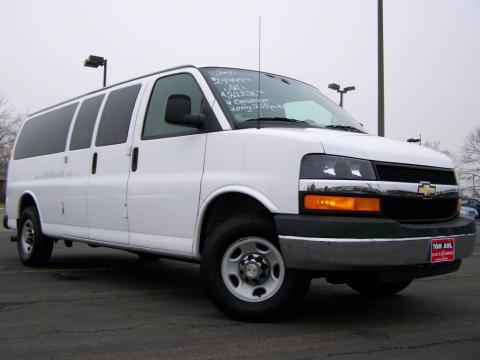 Summit White Chevrolet Express 3500 Extended Passenger Van. Click to enlarge. Summit White Chevrolet Express 3500 Extended Passenger Van. Click to enlarge.