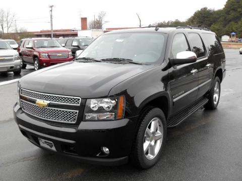 Black Chevrolet Suburban LTZ 4x4.  Click to enlarge.