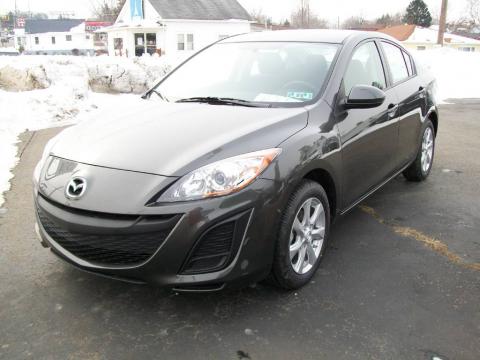 Graphite Mica Mazda MAZDA3 i Touring 4 Door.  Click to enlarge.