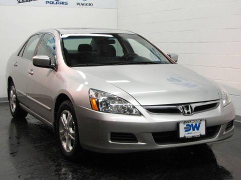 Alabaster Silver Metallic Honda Accord EX Sedan.  Click to enlarge.