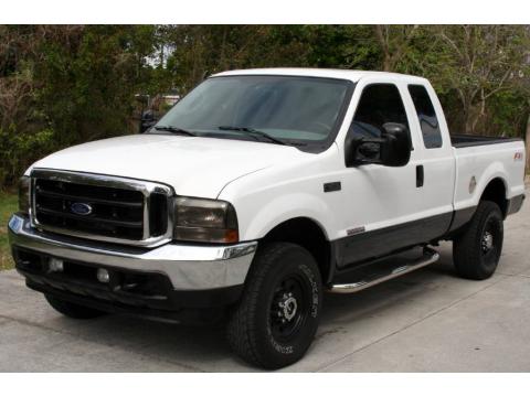 Oxford White Ford F250 Super Duty XLT SuperCab 4x4.  Click to enlarge.