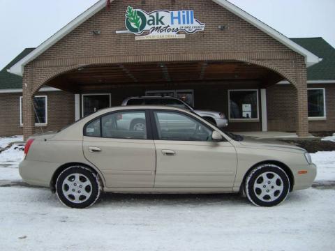 Champagne Hyundai Elantra GLS.  Click to enlarge.