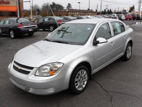 Silver Ice Metallic Chevrolet Cobalt LT Sedan.  Click to enlarge.