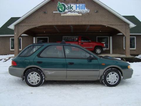 Acadia Green Pearl Metallic Subaru Impreza Outback Sport.  Click to enlarge.