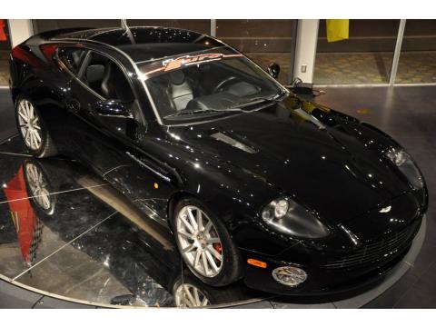 Jet Black Aston Martin Vanquish S.  Click to enlarge.