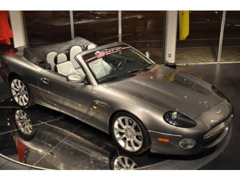 Grey Aston Martin DB7 Vantage Volante.  Click to enlarge.