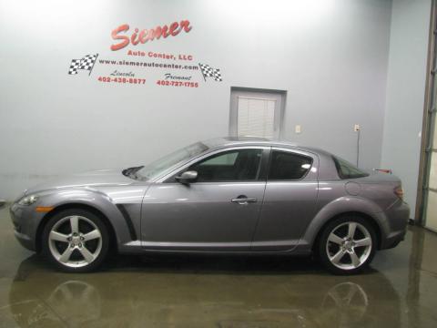 Titanium Gray Metallic Mazda RX-8 Grand Touring.  Click to enlarge.