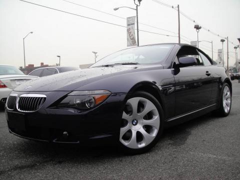 Jet Black BMW 6 Series 650i Convertible.  Click to enlarge.