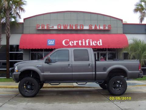 Dark Shadow Grey Metallic Ford F250 Super Duty Lariat Crew Cab 4x4.  Click to enlarge.