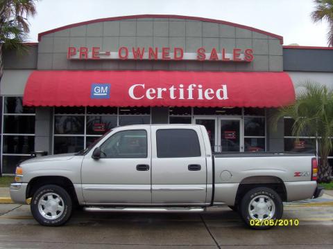 Silver Birch Metallic GMC Sierra 1500 SLT Crew Cab 4x4.  Click to enlarge.