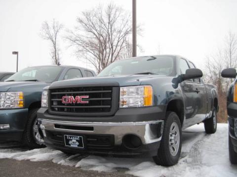 Stealth Gray Metallic GMC Sierra 1500 Extended Cab.  Click to enlarge.