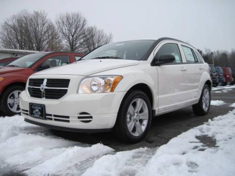 Stone White Dodge Caliber SXT.  Click to enlarge.
