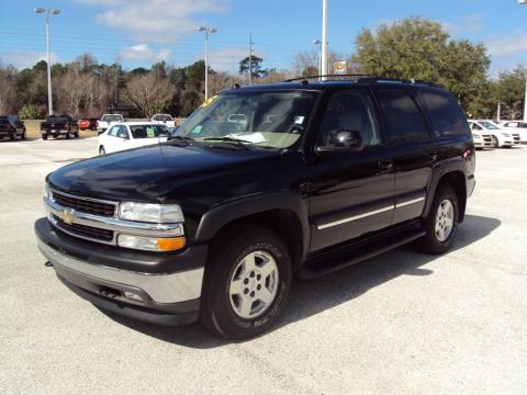 Black Chevrolet Tahoe LS 4x4.  Click to enlarge.