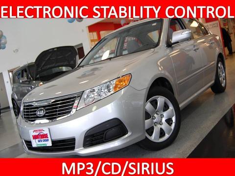 Bright Silver Kia Optima LX.  Click to enlarge.