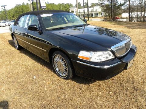 Black Lincoln Town Car Designer Series.  Click to enlarge.