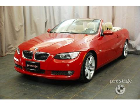 Crimson Red BMW 3 Series 335i Convertible.  Click to enlarge.