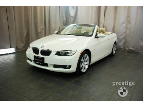 Alpine White BMW 3 Series 335i Convertible.  Click to enlarge.