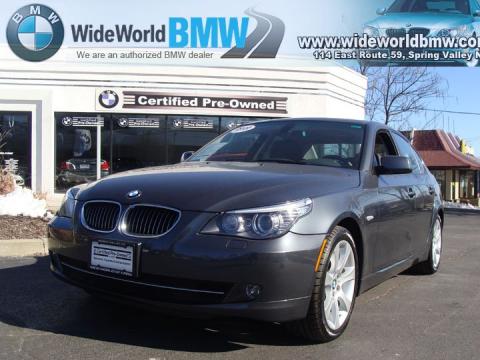Space Grey Metallic BMW 5 Series 535xi Sedan.  Click to enlarge.