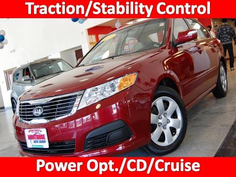 Ruby Red Kia Optima LX.  Click to enlarge.