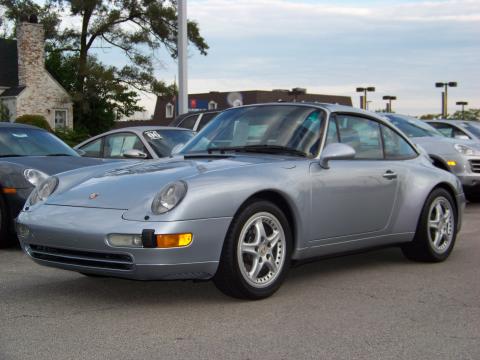 Silver Porsche 911 993 Targa.  Click to enlarge.