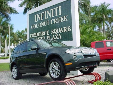 Highland Green Metallic BMW X3 3.0si.  Click to enlarge.
