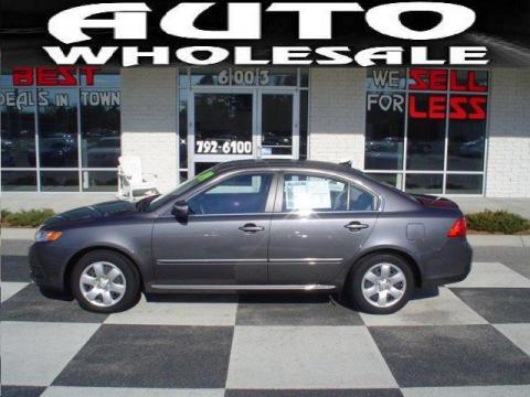 Midnight Gray Kia Optima LX.  Click to enlarge.