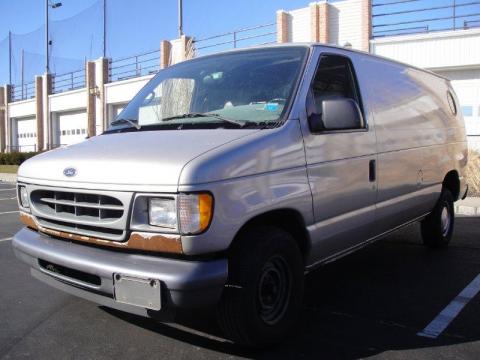 Silver Metallic Ford E Series Van E150 Cargo.  Click to enlarge.