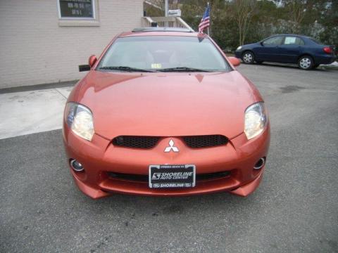 Sunset Orange Pearlescent Mitsubishi Eclipse GT Coupe.  Click to enlarge.