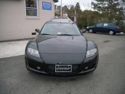 Brilliant Black Mazda RX-8 Sport.  Click to enlarge.