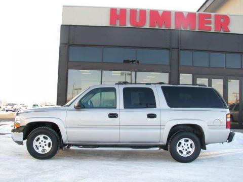 Silver Birch Metallic Chevrolet Suburban LS 1500 4x4.  Click to enlarge.