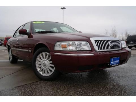 Dark Toreador Red Metallic Mercury Grand Marquis LS Ultimate Edition.  Click to enlarge.