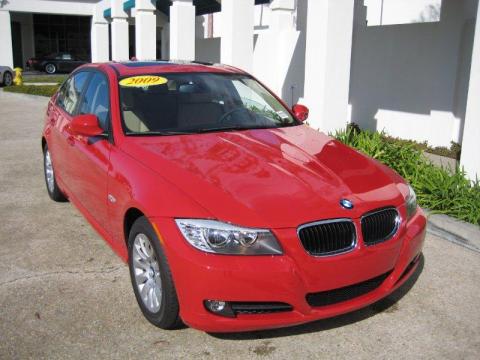 Crimson Red BMW 3 Series 328i Sedan.  Click to enlarge.