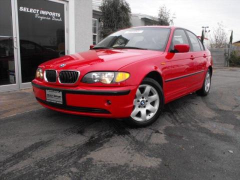 Imola Red BMW 3 Series 325i Sedan.  Click to enlarge.