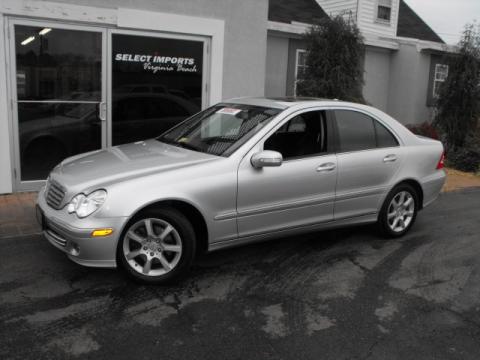 Iridium Silver Metallic Mercedes-Benz C 280 4Matic Luxury.  Click to enlarge.